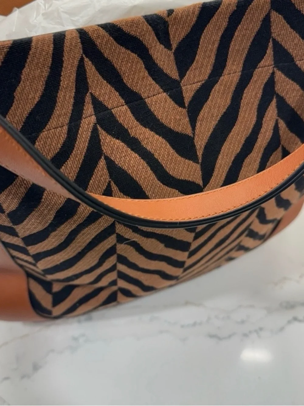 Ulla Johnson Albers Tiger Canvas Tote Bag